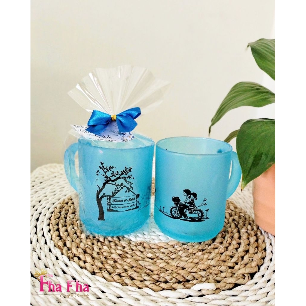 Gelas UCM doff Souvenir FREE SABLON