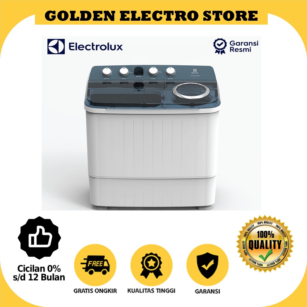 MESIN CUCI ELECTROLUX 10 KG - EWS11262WA - 10KG DUA TABUNG