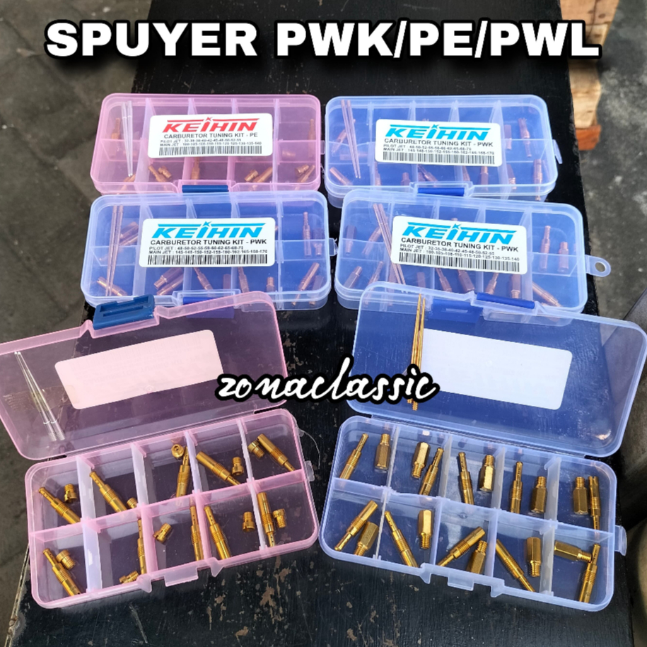 Pilot Jet Main Jet Carburator Keihin PE Dan Pwk Spuyer Karbu PE / Main Jet Dan Pilot Jet