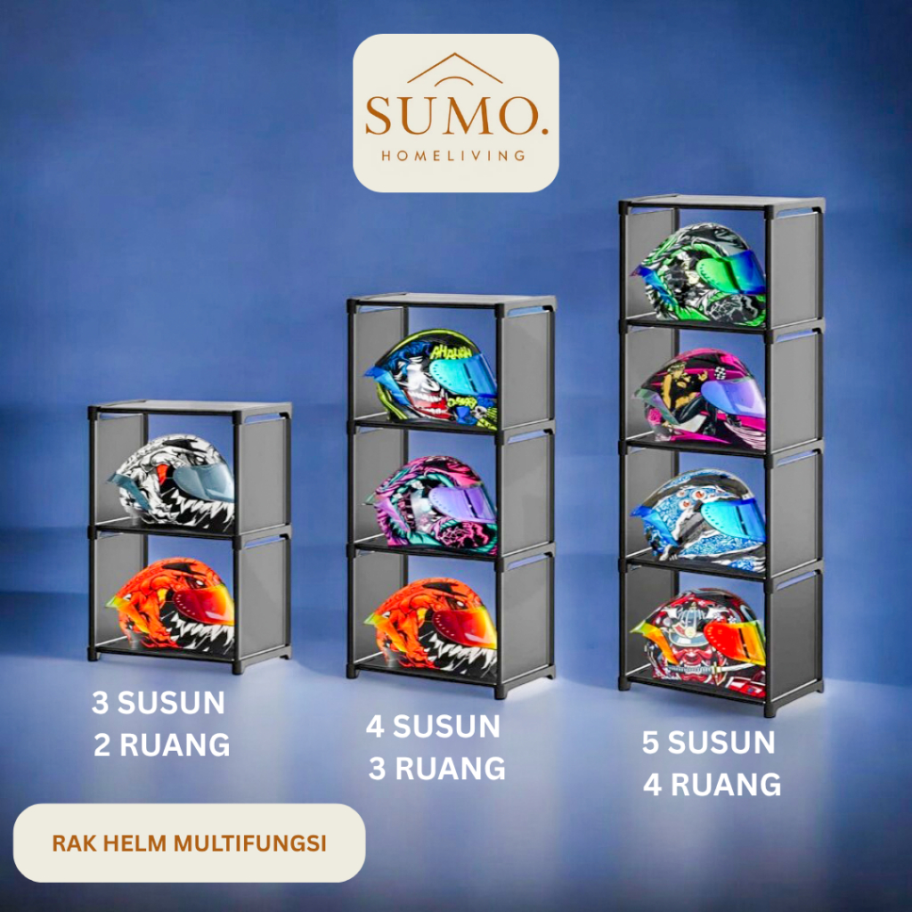 Rak Helm Multifungsi / Tempat Helm Multifungsi / Rak Helm Multiguna Portable / Rak Helm Portable