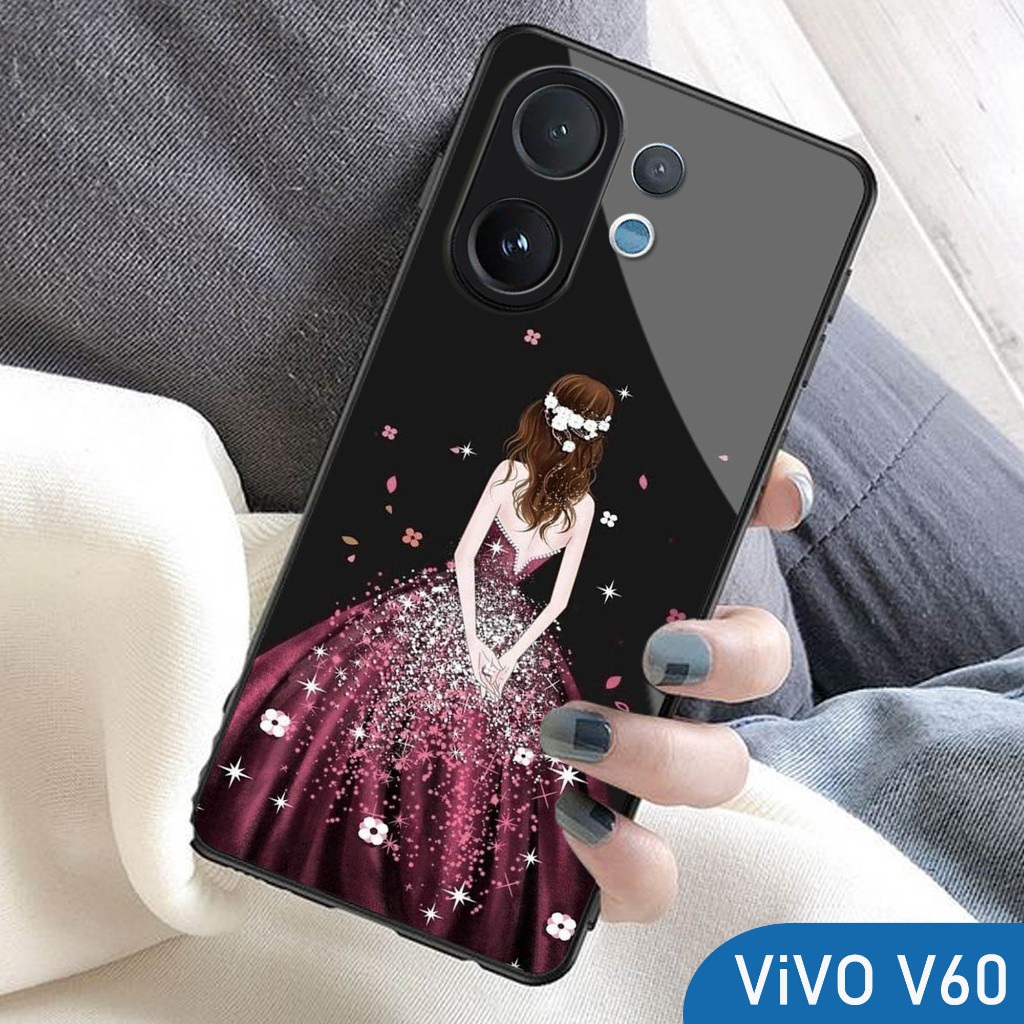 Softcase HP Kaca Glossy For VIVO V60 - Case HP VIVO V60 - Casing Handphone VIVO V60 -A02