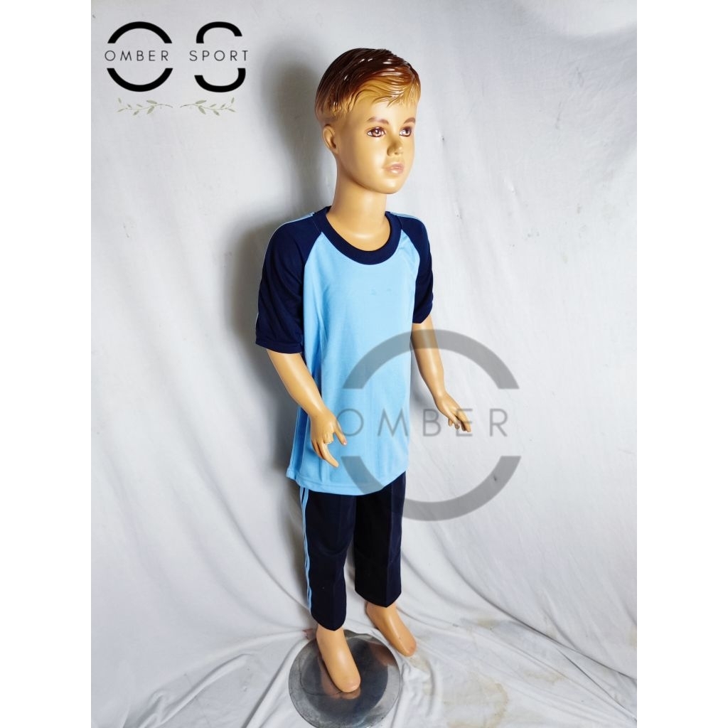 STELAN OLAHRAGA ANAK TK LENGAN PENDEK/ STELAN OLAHRAGA TK/ BAJU SETELAN TK