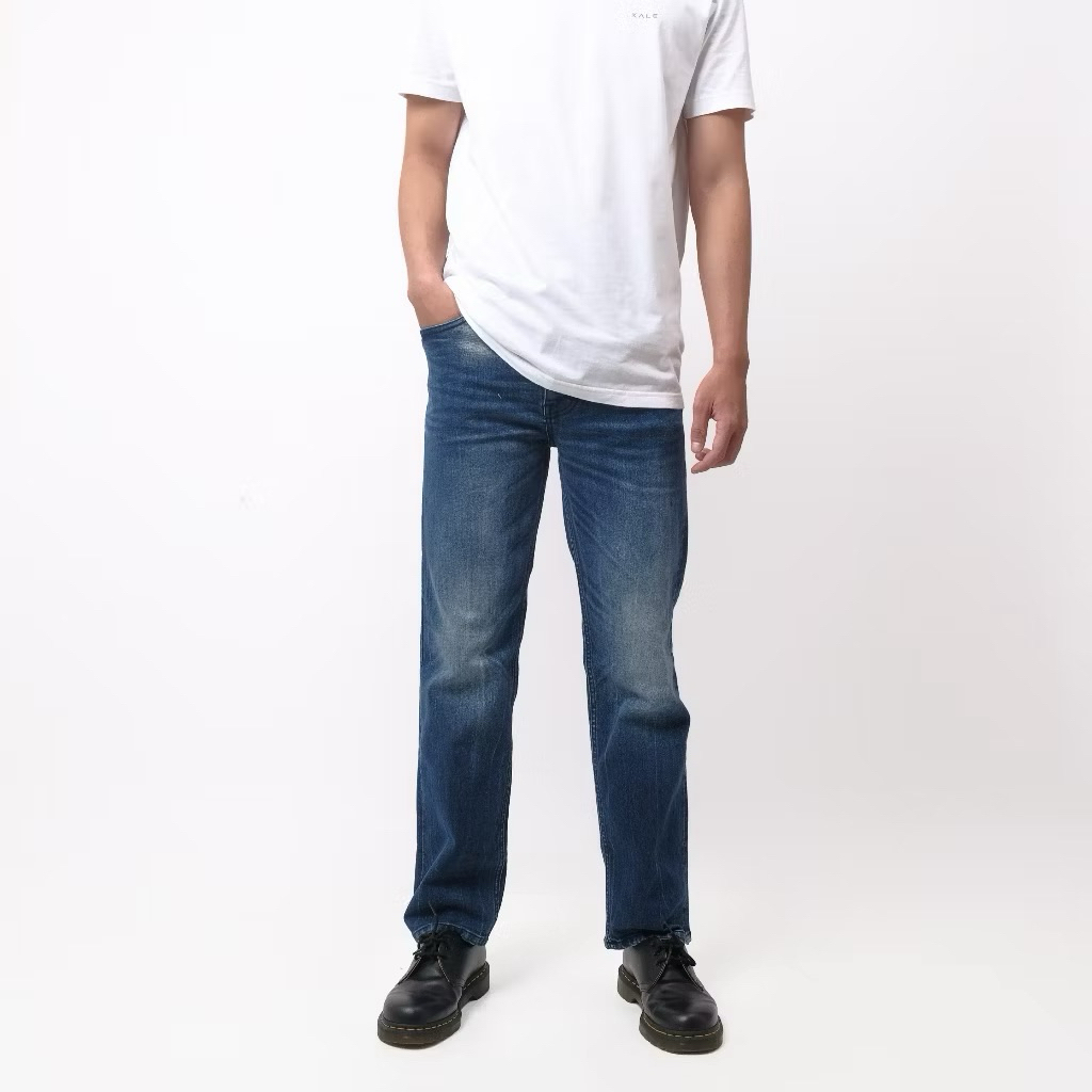 Chemistry - Celana Denim Regular Loose Fit Roll-Royce