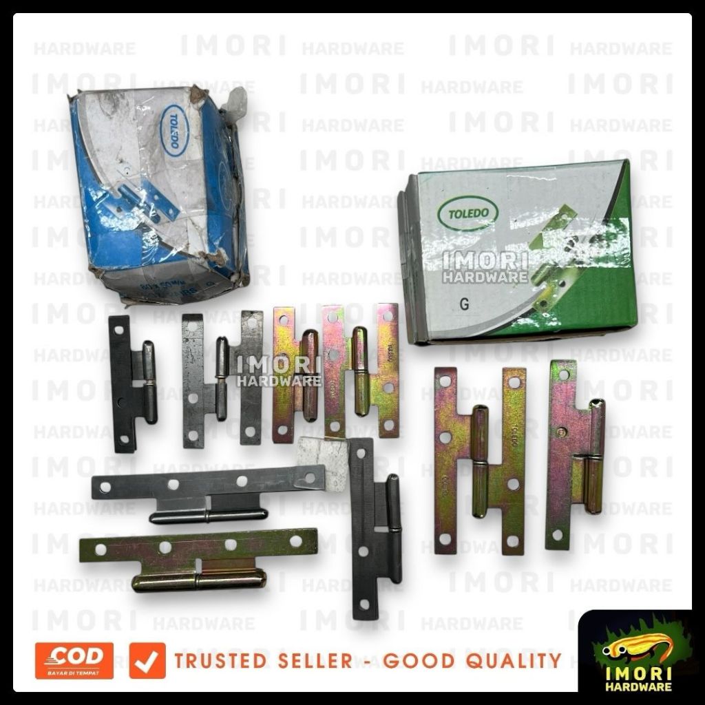 [12 set]  TOLEDO Engsel H  80 110 Engsel Pintu Cabut Copot im
