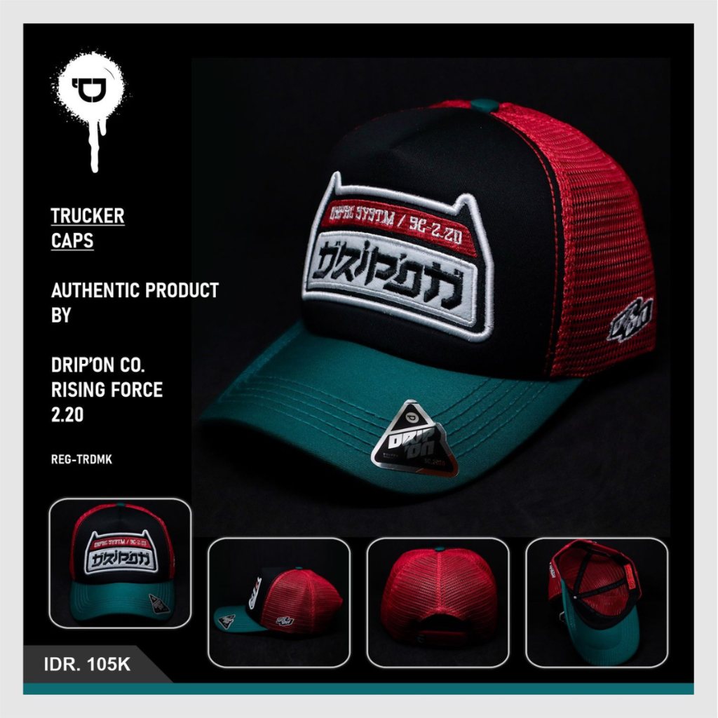 DRIPON Topi Jaring Pria Proshop Trucker Distro Skaters Original Dloozy Official DO89