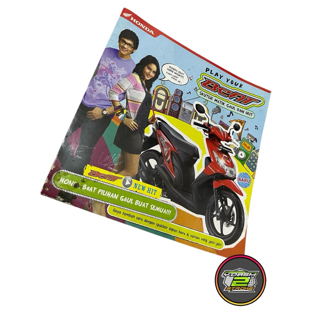 BROSUR POSTER HONDA BEAT KARBU ORIGINAL AHM