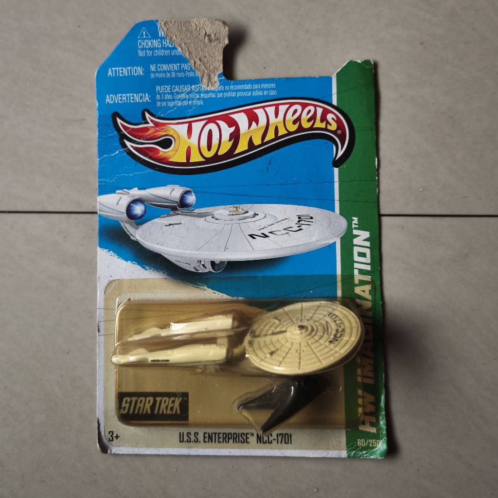 hot wheels star trek USS enterprise