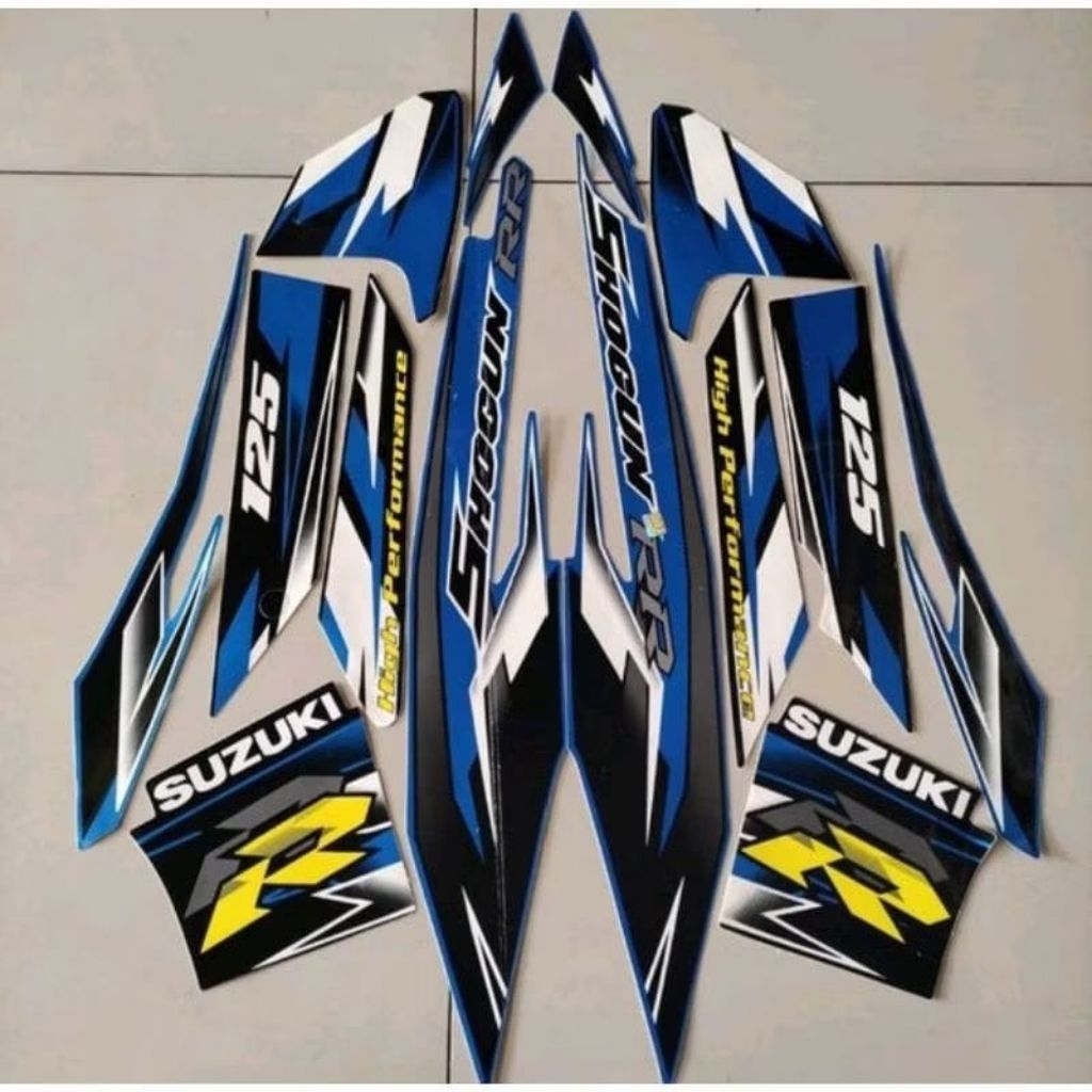 Stiker Striping Motor Shogun RR 125 2008