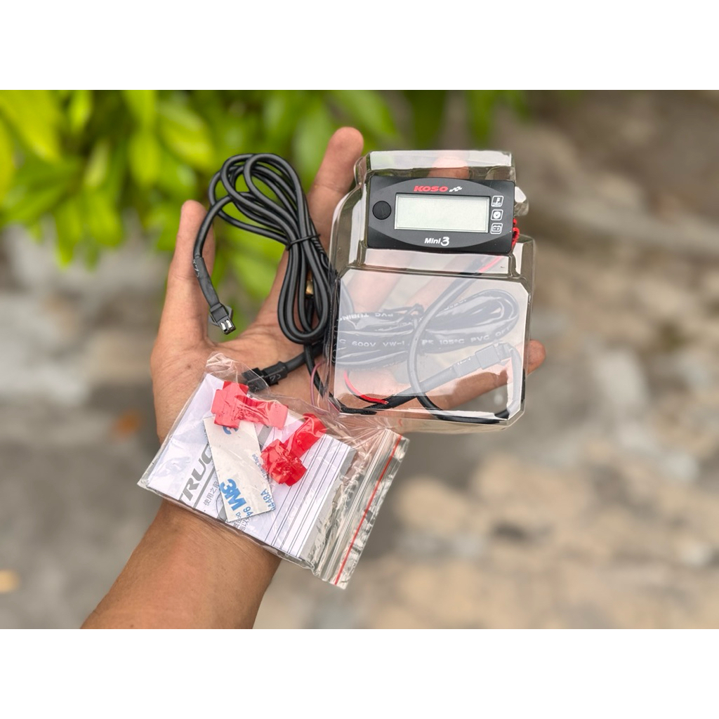 voltmeter KOSO mini ORIGINAL 3 in 1