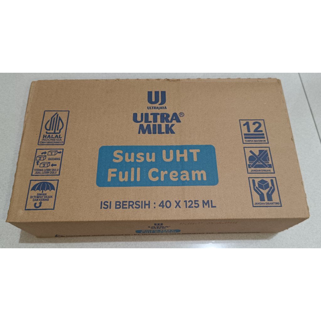 Ultra Milk Susu UHT Full Cream 125 ml