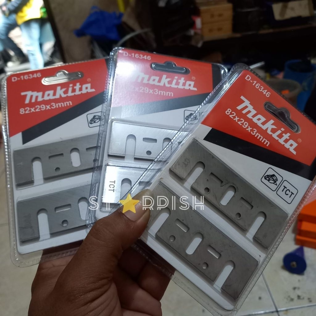 Mata Pisau Serut Kayu Makita 82 X 29 X 3 MM HSS mata serut kayu original