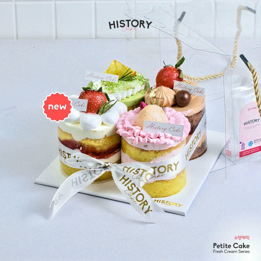 History Cake - Petite Cake Berbagai Rasa Series Fresh Cream Terbaru