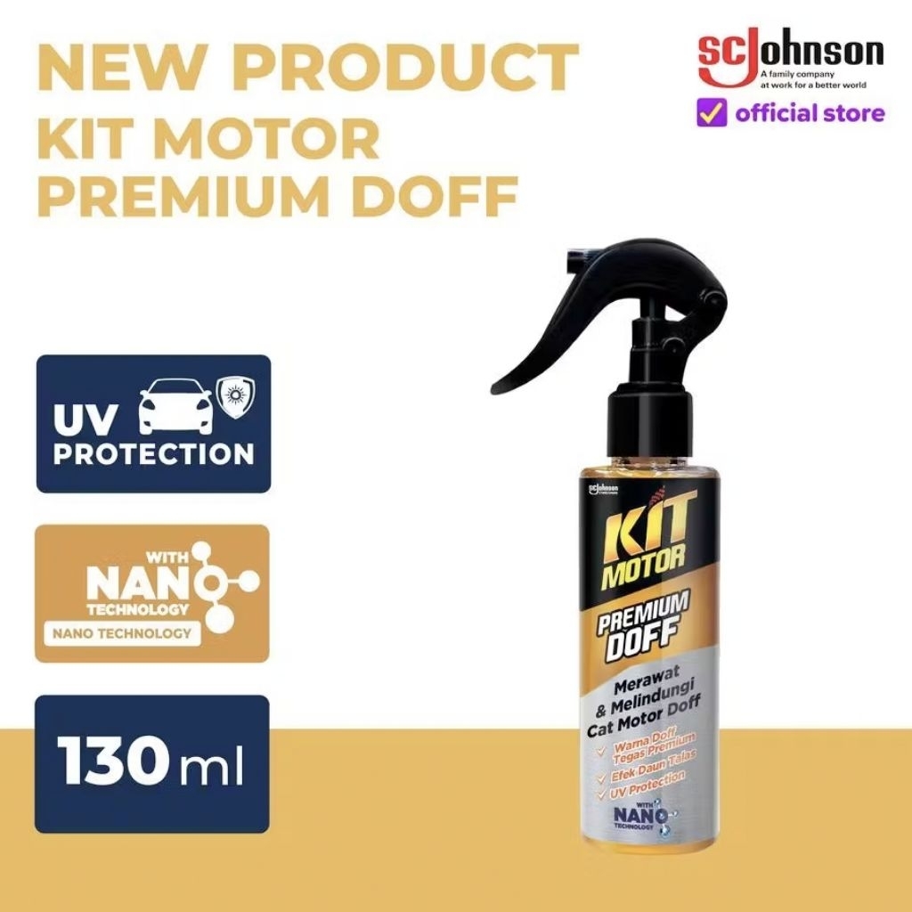 KIT MOTOR PREMIUM DOFF MERAWAT & MELINDUNGI CAT DOFF BODY MOBIL KIT AUTO CARE SPRAY SEMPROT