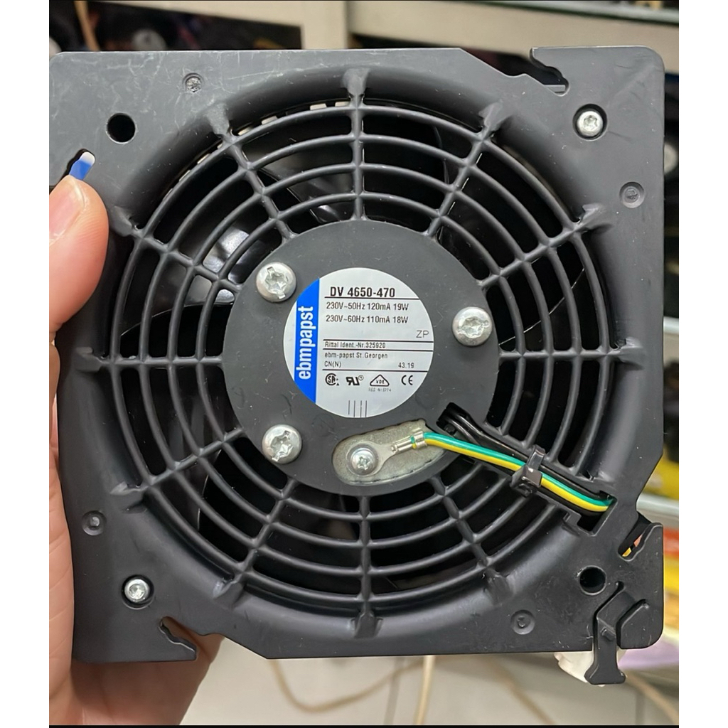 Fan EBM 12cm DV 4650-470 230V 19W