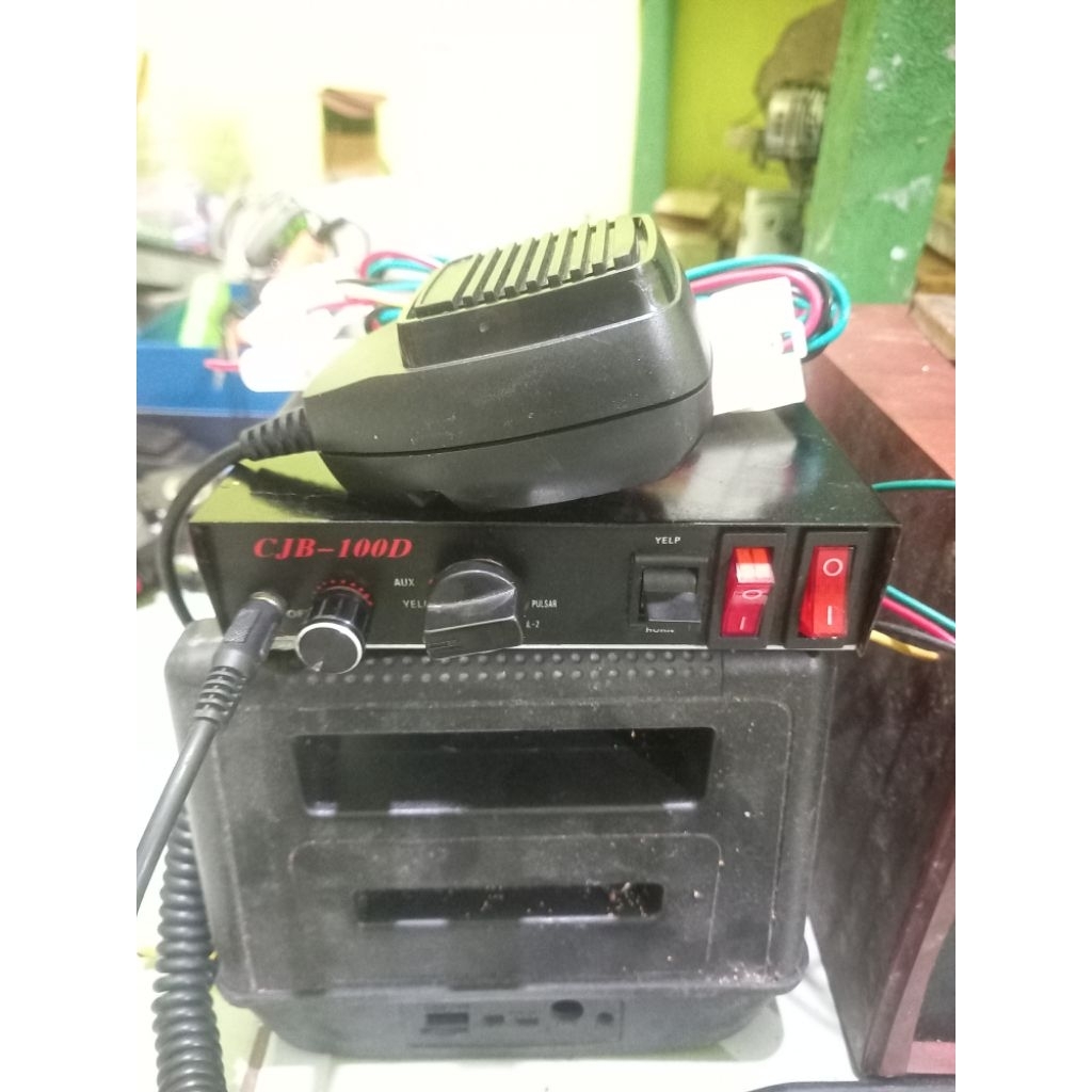 Sirine CJB-100D,mic dan kabel set tanpa toa