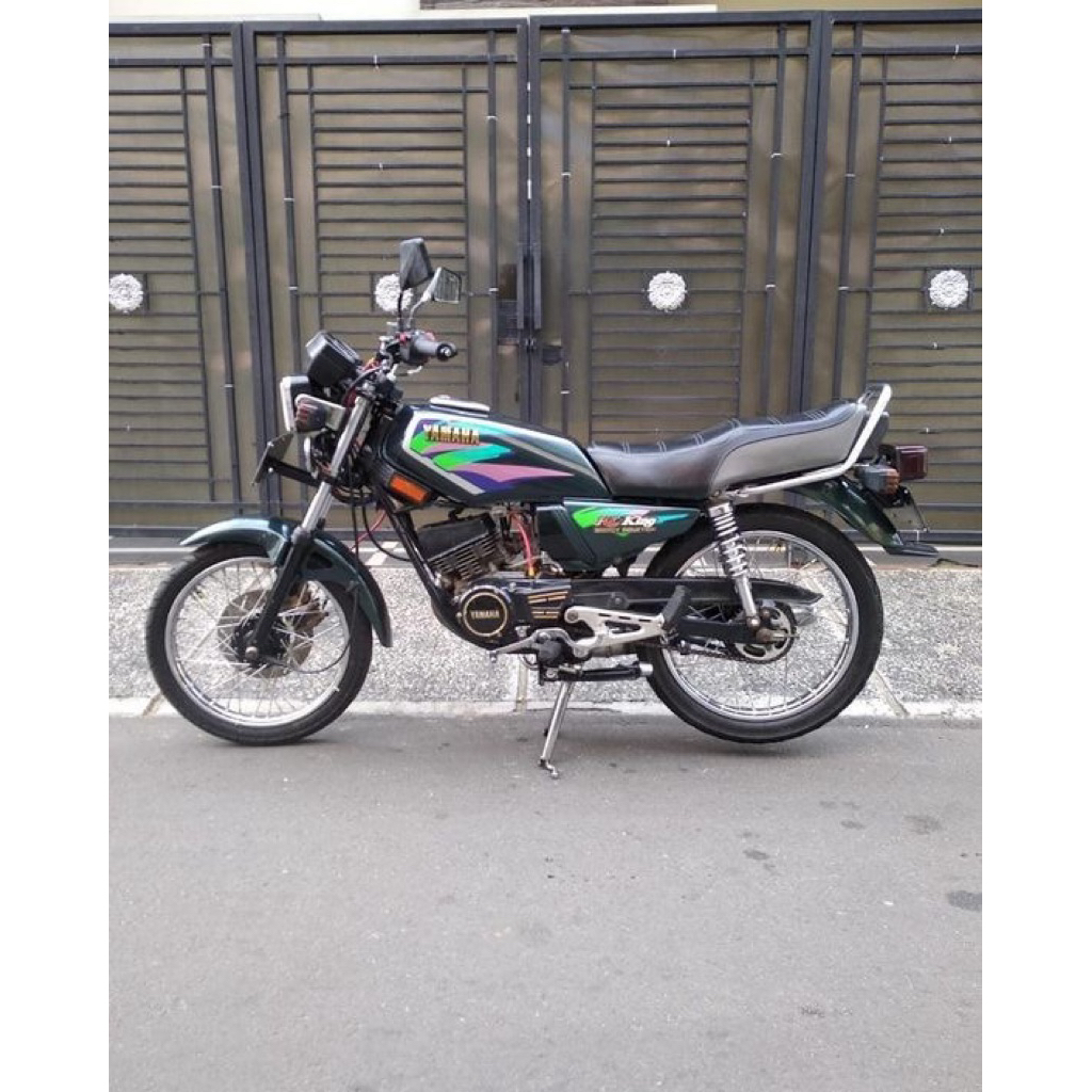 Box aki Rx king tutup aki rx king tahun 1996 warna ijo botol set strip dan emblem