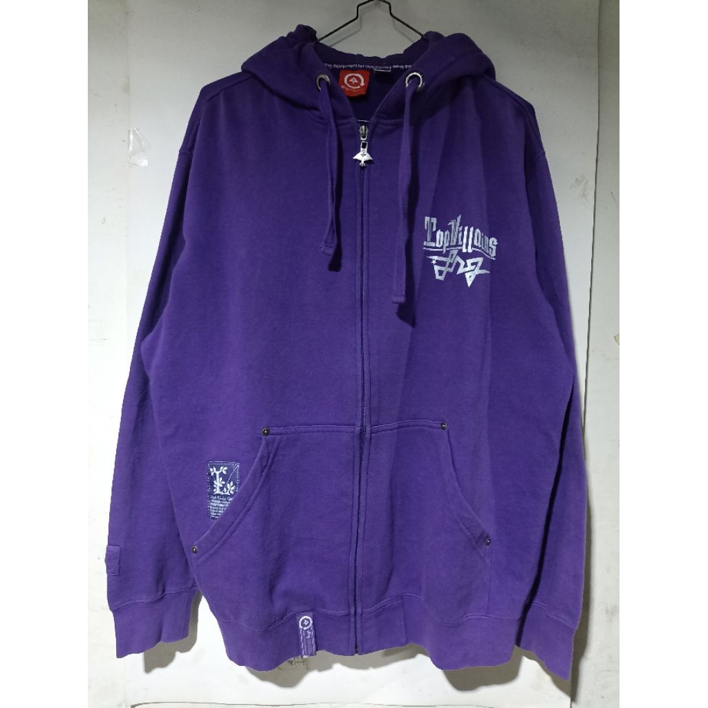 hoodie zip-up Lrg top villains