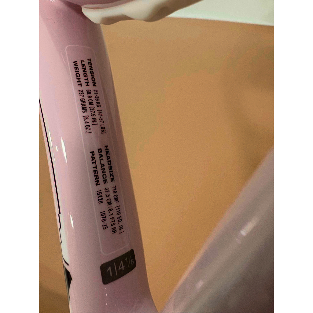 NEW RAKET TENIS WILSON HYPER HAMMER 5.3 BABY PINK/ TENNIS RACKET WILSON HYPER HAMMER 5.3 PINK