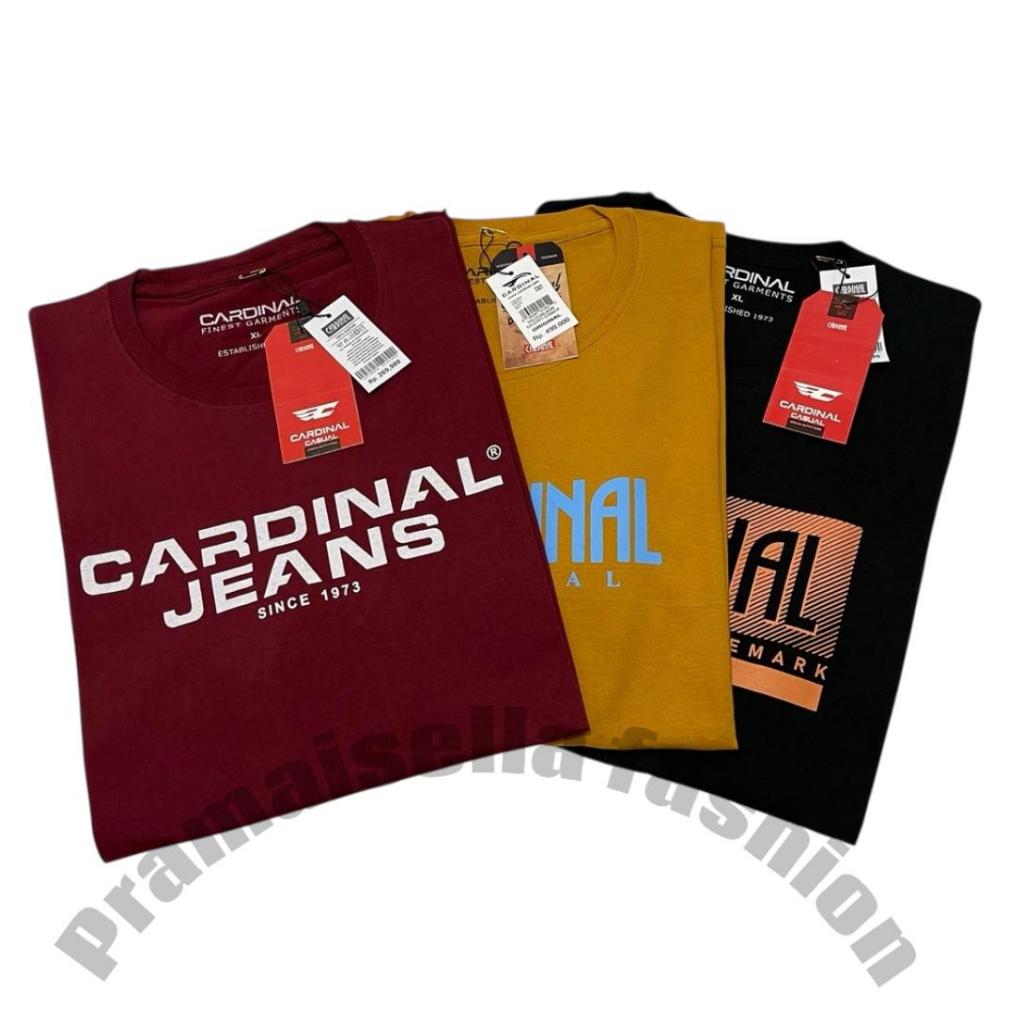 SPESIAL KAOS DISTRO 3PCS 100RB KAOS CARDINAL ORIGINAL DISTRO PRIA TERLARIS Cardinal Casual T-Shirt