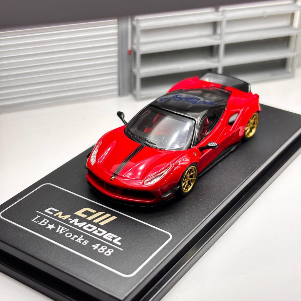 CM MODEL LBWK FERRARI 488 SPECIAL RED UNSEALED
