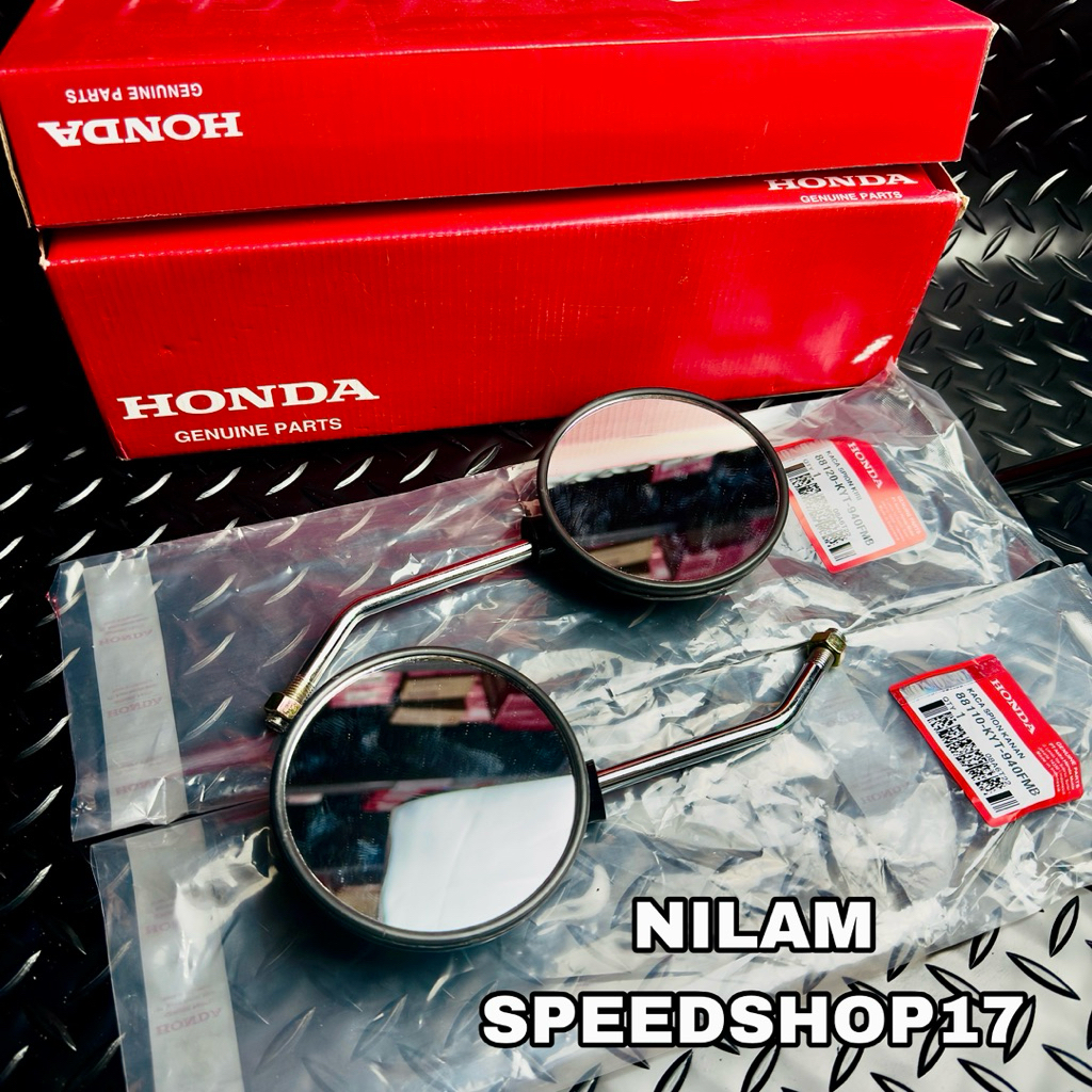 KACA SPION MIROR  ASSY KYT HONDA SCOOPY FI K16 SCOOPY KARBU ORIGINAL HONDA