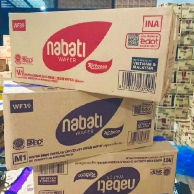 WAFER NABATI 1 Karton Isi 24pcs /Wafer 5000an 100gr