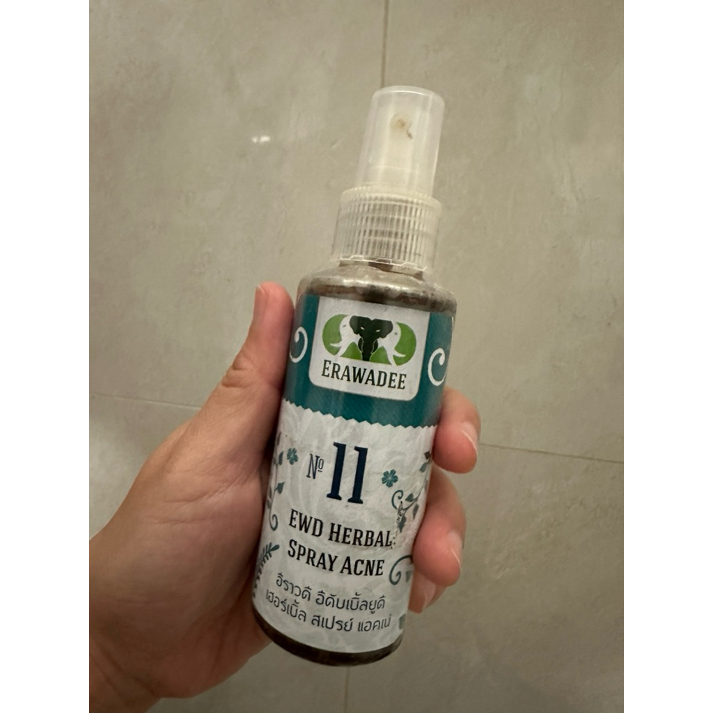 Nego Erawadee herbal spray acne besar expired lama