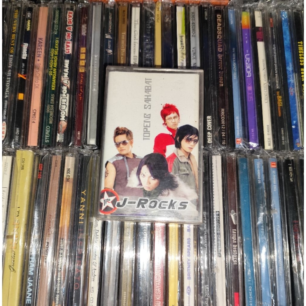 Kaset J-Rocks - Topeng Sahabat Hits Singles Lepaskan Diriku, Ceria