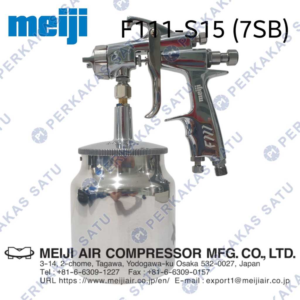 SPRAY GUN CAT TABUNG BAWAH MEIJI JEPANG F111 S15 7SB HAND SPRAY GUN