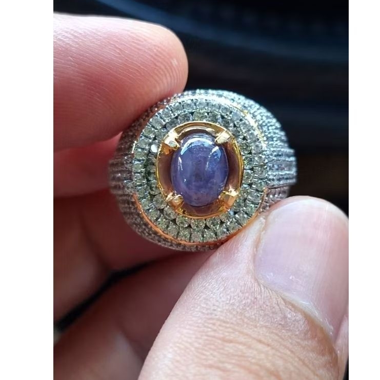 Natural purple sapphire Mirah kecubung ceylon