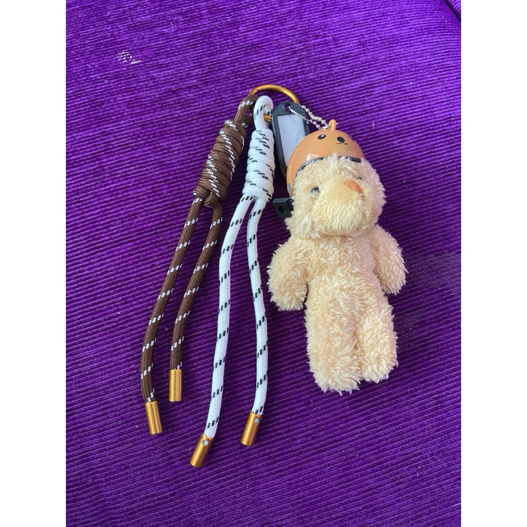 bag charm royal cuir