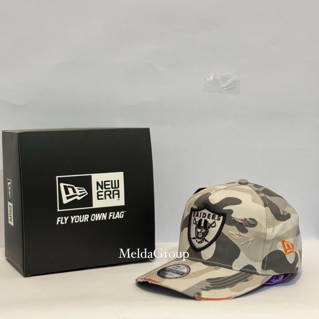 STARTOP.ID - Topi Baseball Distro Motif Camo Army Bordir CAPS RAIDERS Terbaru 2025 Hat Pria Dewasa
