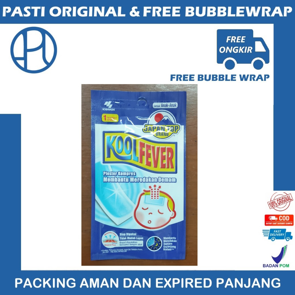 KOOLFEVER ANAK PER SACHET KOOL FEVER COOL FEVER BYE BYE FEVER BYEBYE