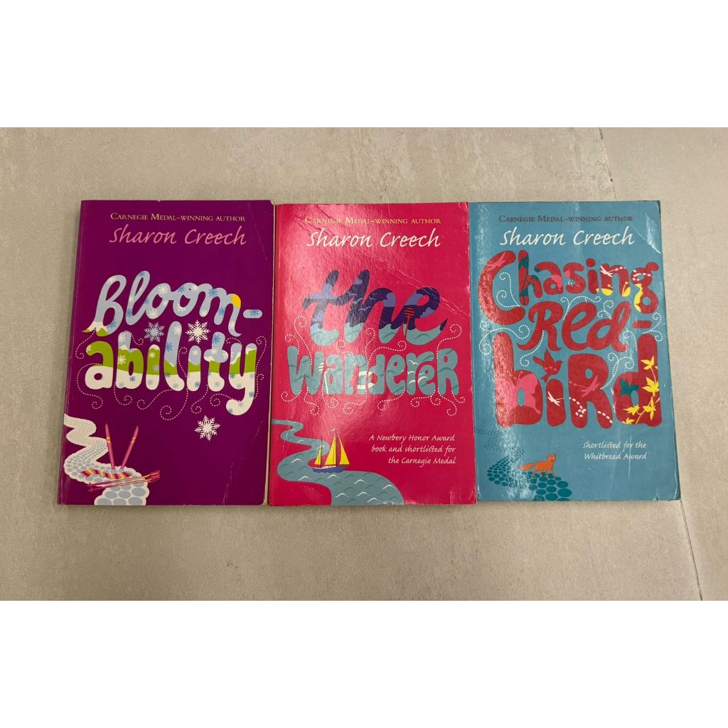 Goodreads 4+ Trilogy Children Novel English Import the Wanderer, Bloomability, Chasing Red Bird by S