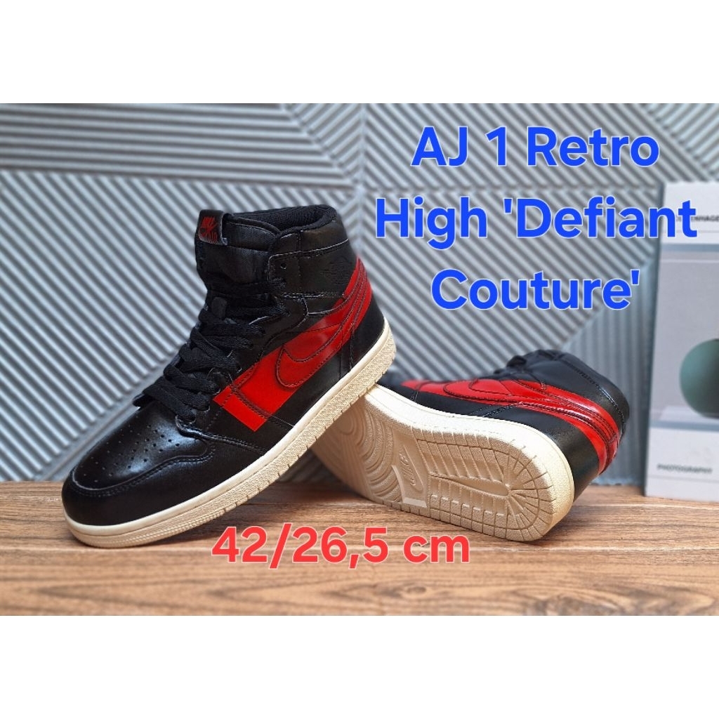N1ke Air Jordan 1 Retro High 'Defiant Couture'  , Size 42 Insole 26,5 cm