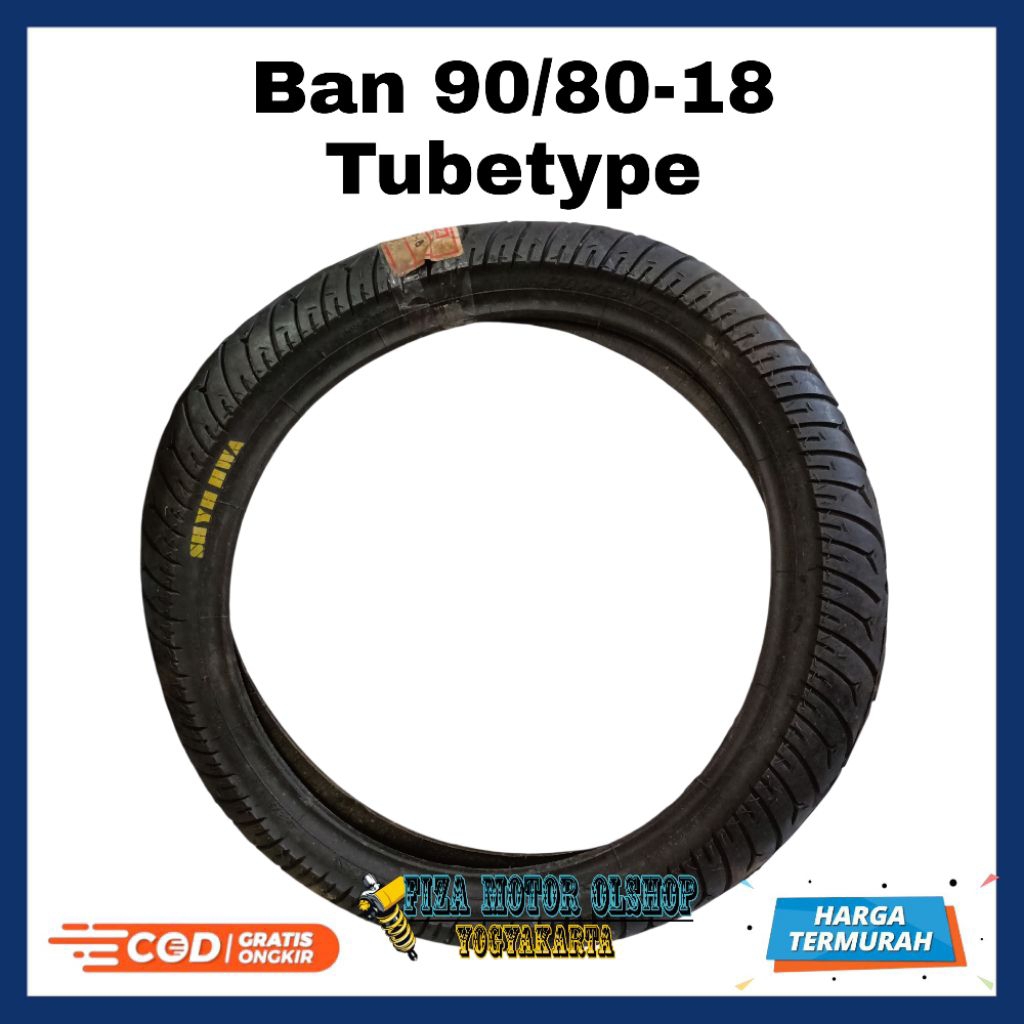 Ban 90/80-18 90 80 18 Tubetype Shyh Hwa Ban Luar 90/80 Ring 18 Tubetype