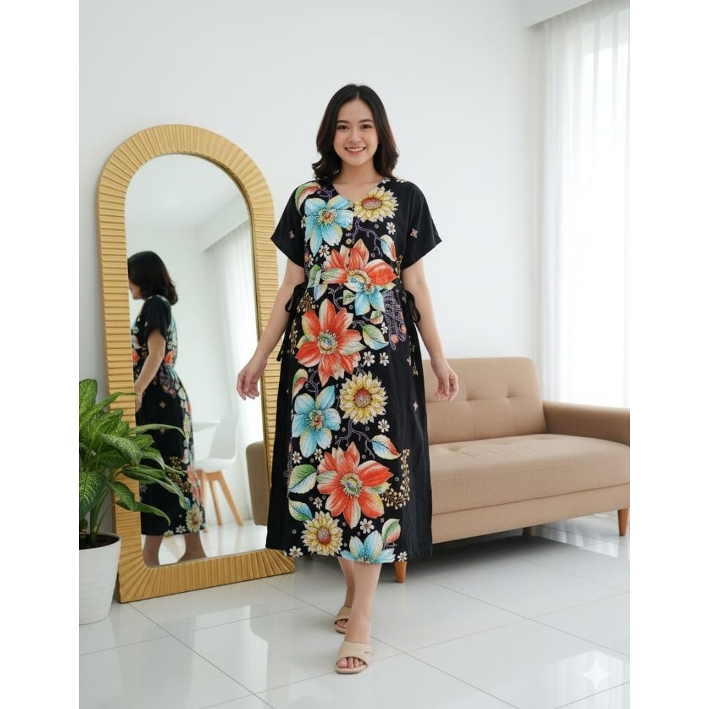 Daster Kencana Ungu Label Biru - KUB 47