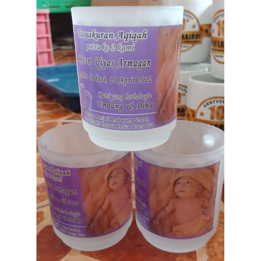 Souvenir Aqiqah Bayi Laki