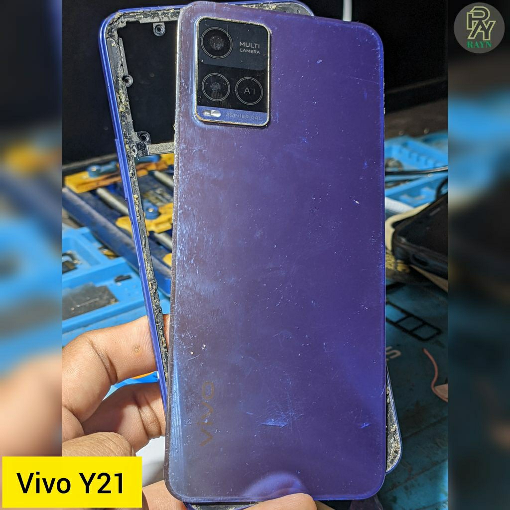 cover backdor set Vivo Y21 second original copotan
