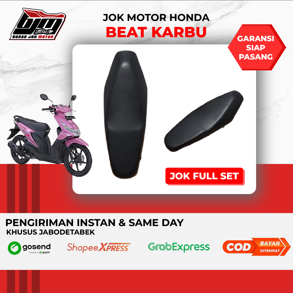 jok motor beat karbu 2008-2011 standar & variasi komplit tinggal pasang I Pengiriman Instan & Sameda