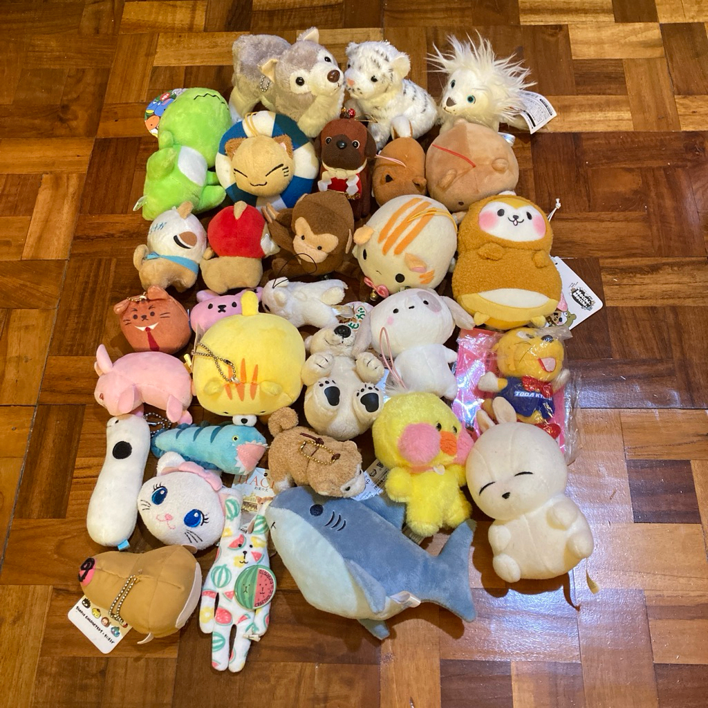 [PART2] Random Plush Keychain Jepang | ganci gantungan kunci boneka lucu hiu craftholic kucing anjin