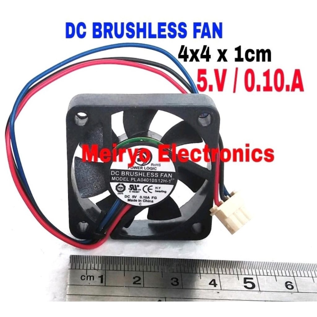 fan kipas 5 Vdc 4 cm ( Cooling fan kipas 4x4 5 Vdc DC Brushless )