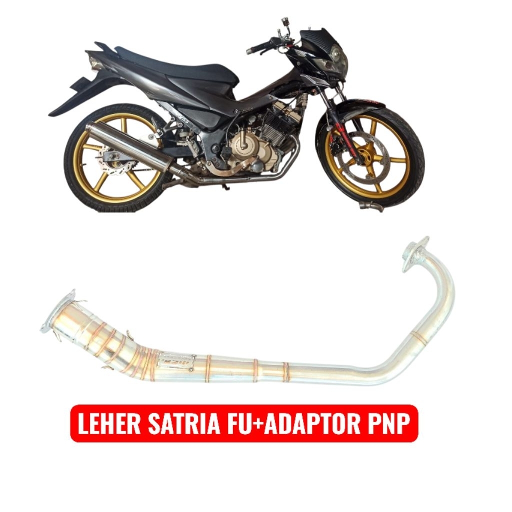 LEHERAN KNALPOT SATRIA FU +ADAPTOR PNP KNALPOT SATRIA FU
