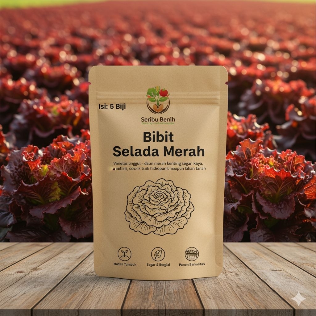 Bibit Selada Merah/Benih Selada