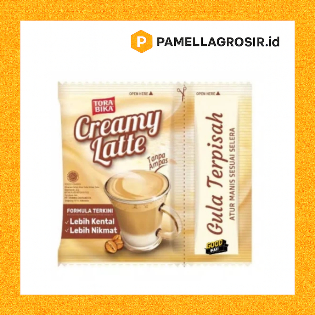 KOPI TORABIKA CREAMY LATTE RENCENG ISI 10 SACHET TORABIKA CREAMY LATTE IKATAN CINTA FREE SENDOK HADI
