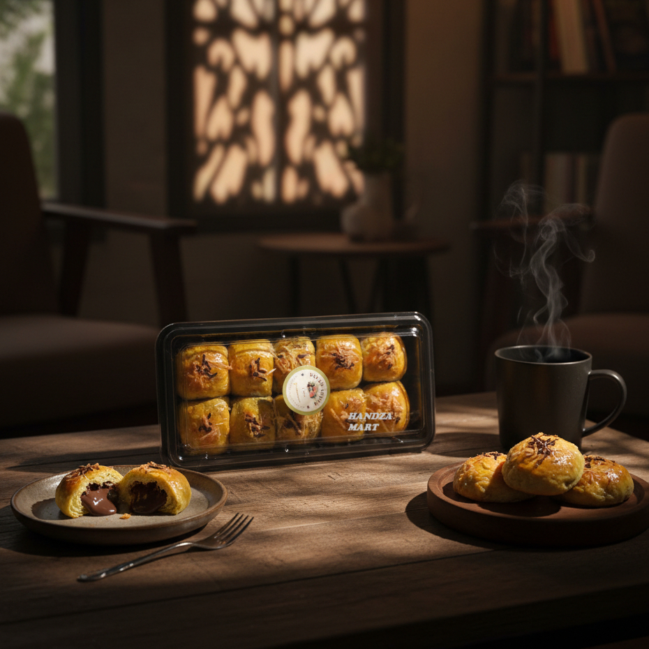 Bolen Pisang Cokelat Isi 10pcs /Homemade Bolen Pisang Cokelat Lumer