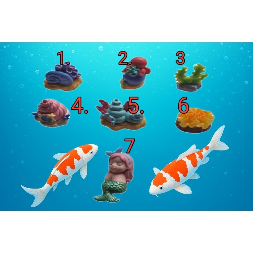 Hiasan Aquarium dan Toples Ornamen tenggelam (BESAR)