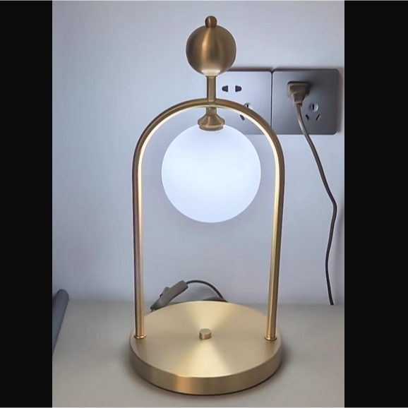 Lampu meja di samping tempat tidur lampu kristal mewah
