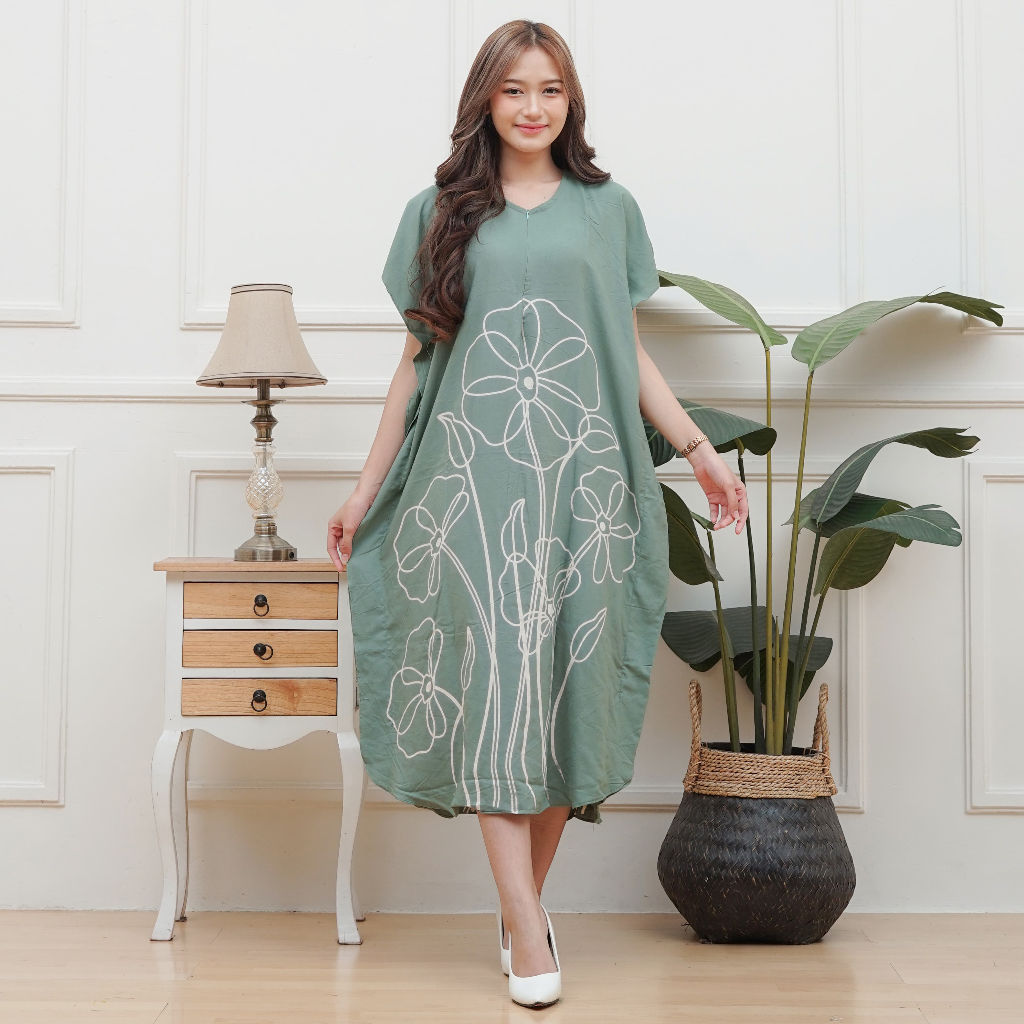 DASTER WANITA LOWO BUMIL BUSUI RAYON ADEM BESTIE