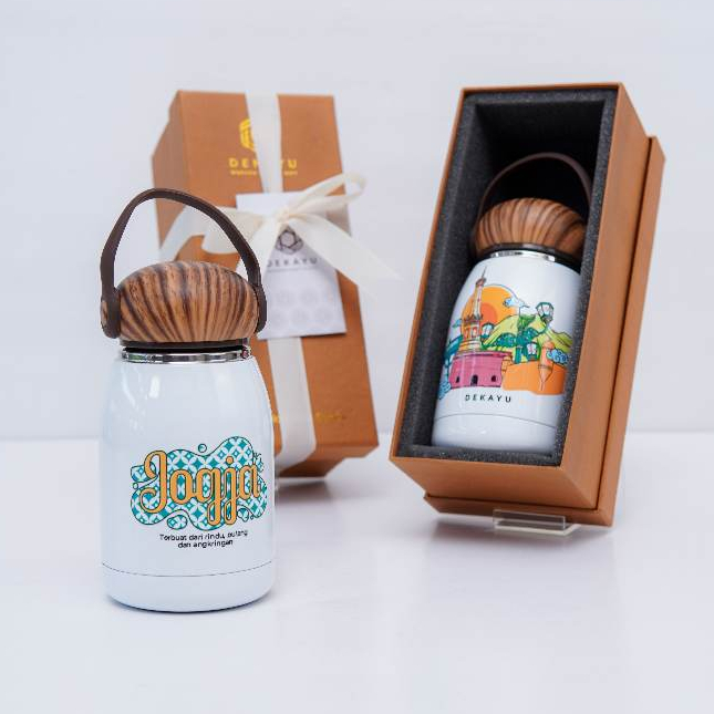 Dekayu - Hampers Tumbler Gemoy with Box | Tumbler Gemoy | Tumbler Stainless | Tumbler Custom